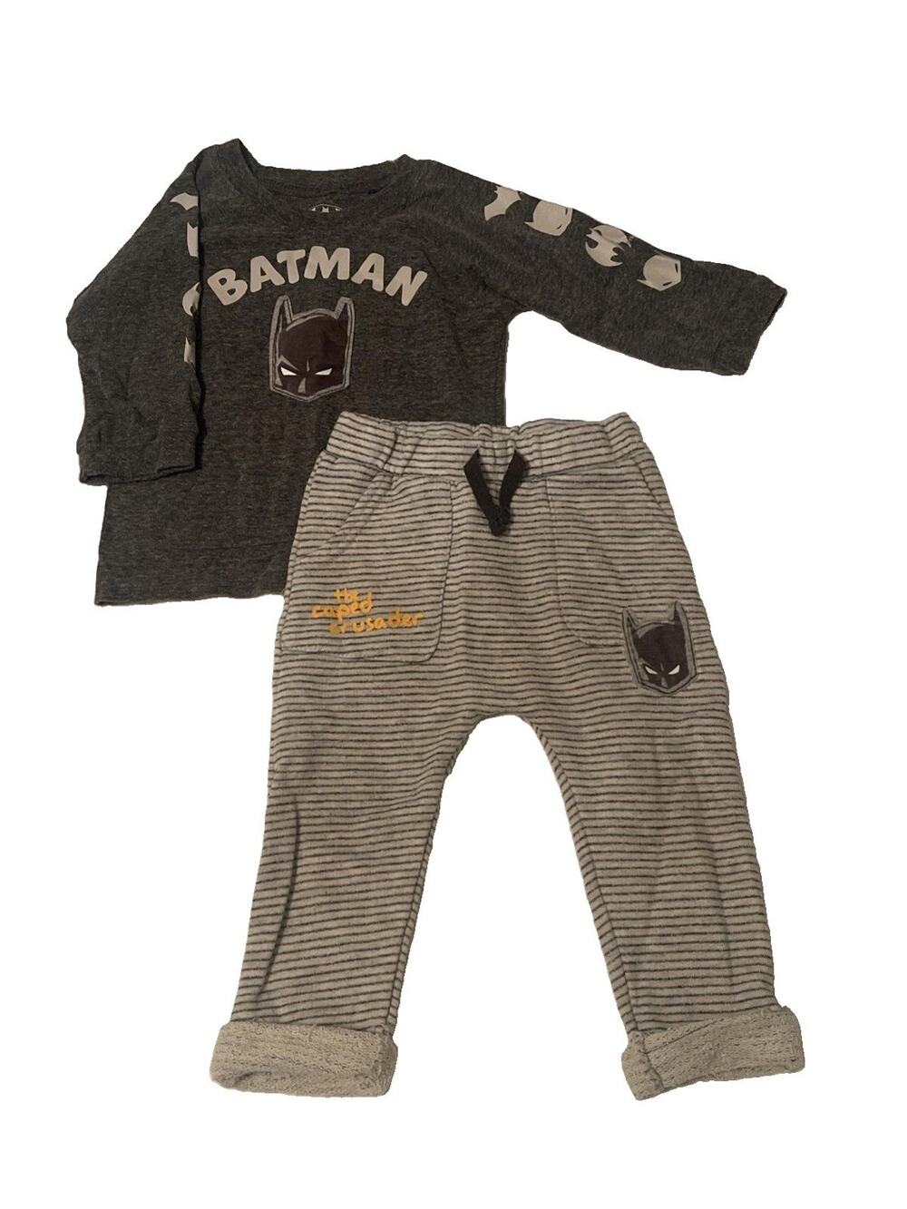 Batman Baby Boys 18M 2 Piece Outfit Set